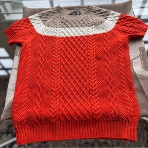 Gucci short-sleeve knit sweater